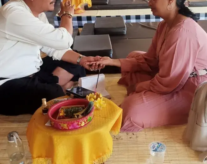 Palm Reading & Holy Water Ceremony